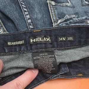 Helix Relaxed Fit Jeans - Deep Blue